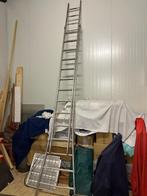 alluminium ladder, Doe-het-zelf en Verbouw, Ophalen, Gebruikt, Ladder, Opvouwbaar of Inschuifbaar
