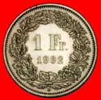 Ⰶ EXTRA STAR (1850-2024): SWITZERLAND 1 FRANC 1992B DIES 1+B, Postzegels en Munten, Munten | Europa | Niet-Euromunten, Verzenden