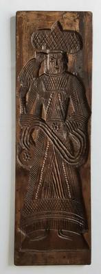 Grote Antieke Gestoken Speculaasplank 65 cm., Ophalen of Verzenden