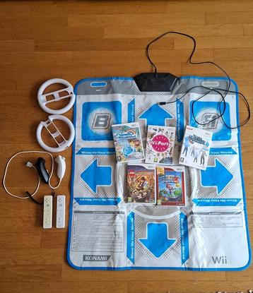 Wii incl. spellen en dansmat beschikbaar voor biedingen