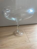Glazen Vaas op Voet - Decoratief, Gebruikt, Overige kleuren, Ophalen of Verzenden, Glas
