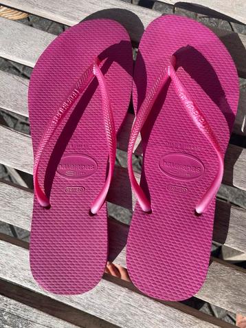Roze Havaianas slim maat 39/40, nieuw beschikbaar voor biedingen