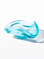 Schaaltje fel blauw glas, Verzenden, Overige stijlen, Glas, Schaal of Schalen