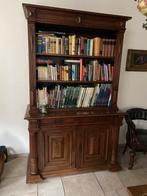 Antieke boekenkast met diepe lades, Ophalen, Gebruikt