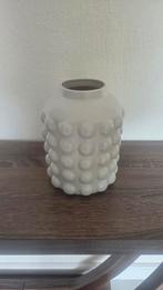 Vaas met bubbels 21 cm hoog, Overige materialen, Wit, Ophalen of Verzenden, Zo goed als nieuw