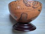 Halve drankglobe drank kabinet whiskey cabinet wortelhout, Ophalen of Verzenden, Zo goed als nieuw