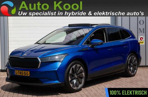 Skoda Enyaq iV 80 Sportline + Panoramadak / Leder VOL, Auto's, Skoda, Bedrijf, Te koop, Enyaq, ABS, Achteruitrijcamera, Airbags