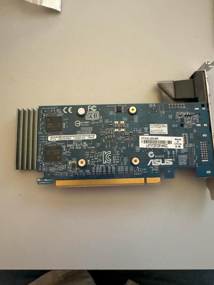 GT710-SL 2GB Videokaart, Computers en Software, Videokaarten, Gebruikt, Nvidia, PCI-Express 2.0, GDDR5, HDMI, Ophalen of Verzenden