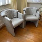 2 leren ROLF BENZ design fauteuils, Ophalen, Gebruikt, Twee, Tijdloze