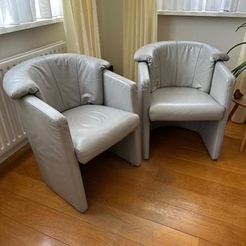 2 leren ROLF BENZ design fauteuils beschikbaar voor biedingen
