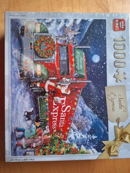 Kerst puzzel truck 1000 stukjes, Hobby en Vrije tijd, Denksport en Puzzels, Nieuw, Ophalen of Verzenden