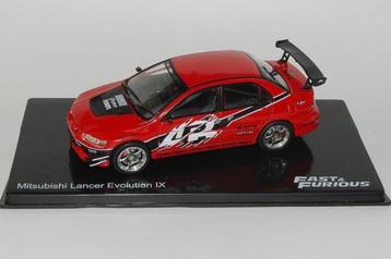 Mitsubishi Lancer Evolution IX 2005 Altaya Fast&Furious 1:43 beschikbaar voor biedingen
