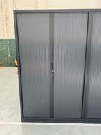 Roldeurkast incl. 4 legborden, Ophalen, Gebruikt, 100 tot 150 cm, Metaal