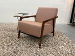 Nieuw Harvink Splinter fauteuil noten hout stof design stoel, Harvink, Nieuw, 75 tot 100 cm, Ophalen of Verzenden