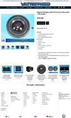 Digital Designs 508 USA 8 inch subwoofer / DD Audio, Auto diversen, Autospeakers, Gebruikt, ., Ophalen of Verzenden, .