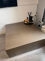 Eric kuster spiegel taupe blok tafel, Huis en Inrichting, Tafels | Salontafels, Ophalen, Rechthoekig, 50 tot 100 cm, Minder dan 50 cm