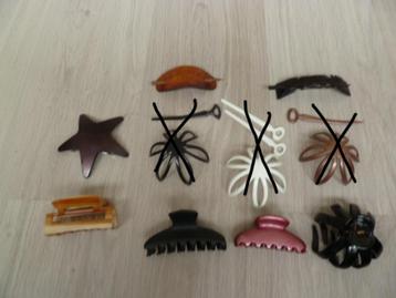Haarklemmen. Diverse vormen. Diverse kleuren. beschikbaar voor biedingen