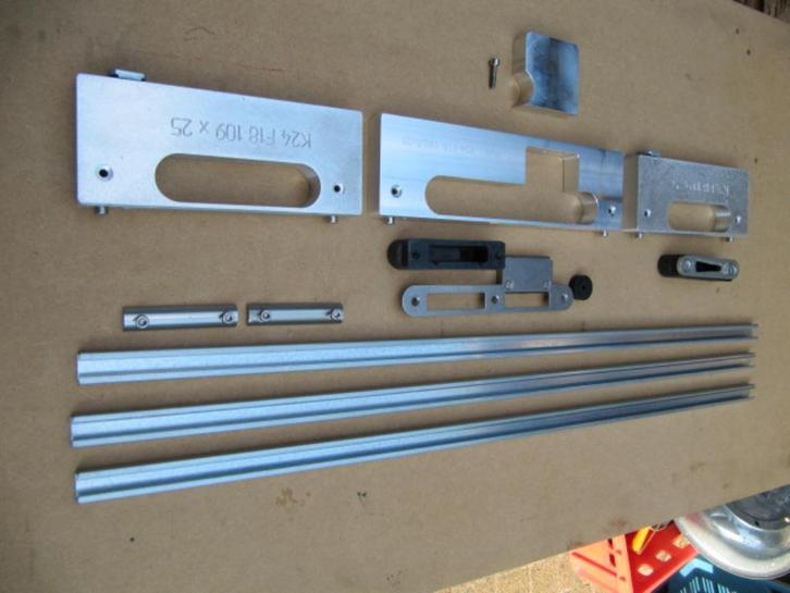 Set alu freesmallen HMB sluitkommen + rail, Doe-het-zelf en Verbouw, Gereedschap | Handgereedschap, Nieuw, Verzenden
