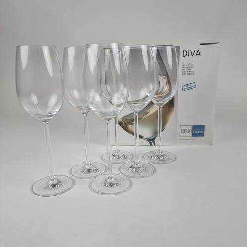 Schott Zwiesel serie Diva witte wijnglazen (6 stuks), Verzamelen, Porselein, Kristal en Bestek, Nieuw, Glas of Glazen, Kristal