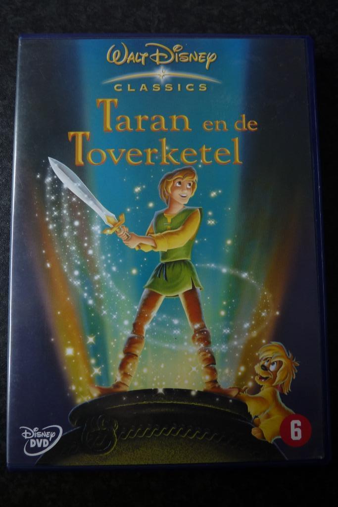 z.g.a.n Disney dvd Taran en de toverketel, 6, Cd's en Dvd's, Dvd's | Tekenfilms en Animatie, Zo goed als nieuw, Amerikaans, Vanaf 6 jaar
