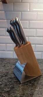 Mooie Fissler messenblok met (degelijke) messen., Huis en Inrichting, Keuken | Bestek, Ophalen of Verzenden, Zo goed als nieuw