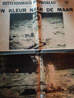 Oud krantenartikel 1969 - Maanlanding, Ophalen of Verzenden, 1960 tot 1980, Buitenland, Krant