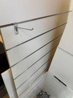 Witte Lamellenwand 120x120 met Haken, Huis en Inrichting, Kasten | Vitrinekasten, Ophalen of Verzenden