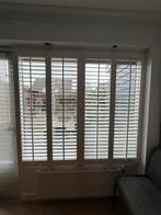 Witte Houten Shutters, Huis en Inrichting, Gebruikt, 100 tot 150 cm, Wit, Ophalen of Verzenden