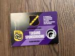 TOEGANGSKAART SPONSORHOME NAC-ACHILLES 29. 15-16, Ophalen of Verzenden, Zo goed als nieuw, NAC Breda, Overige typen