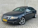 Luxe Audi A6 S-Line 3.2 FSI QUATTRO 4X4 256PK/NieuweAPK/Leer, Automaat, Zwart, 1655 kg, Bedrijf