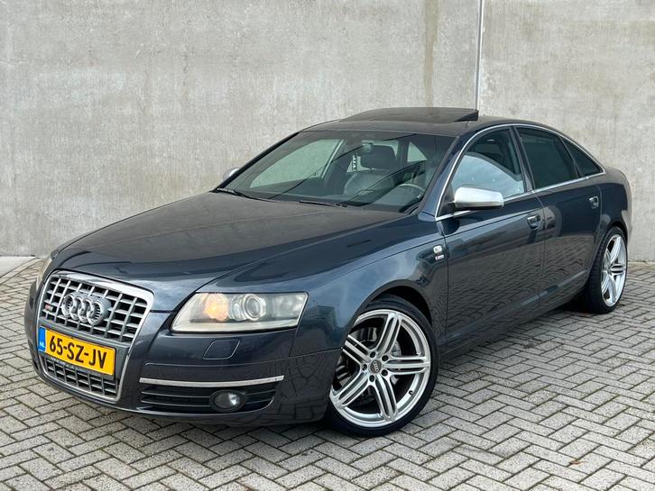 Luxe Audi A6 S-Line 3.2 FSI QUATTRO 4X4 256PK/NieuweAPK/Leer, Auto's, Audi, Bedrijf, 4x4, Aangepast voor mindervaliden, ABS, Adaptieve lichten