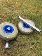 Strandwielen opklapbaar rvs ,harde wielen, Ophalen, Gebruikt, Overige typen