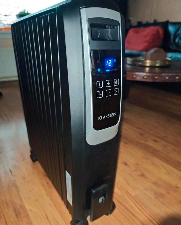 Mooie Klarstein Thermaxx Noir 2500 watt olieradiator, Huis en Inrichting, Kachels, Gebruikt, Overige soorten, Elektrisch, Ophalen