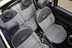 Fiat 500 C Lounge TwinAir | Cabrio | Navigatie | Airco Autom, Voorwielaandrijving, Gebruikt, Zwart, Cabriolet