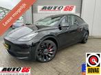 Tesla Model Y Performance 450pk AWD dual motor All-Wheel Dri, Auto's, Gebruikt, Zwart, 1972 kg, Zwart
