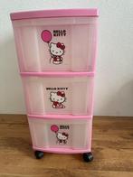 Ladekast op wieltjes met 3 lades en Hello Kitty print, Ophalen, Gebruikt, 3 of 4 laden, Minder dan 100 cm