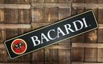 Bacardi logo zwart reclamebord van dibond wandbord, Verzamelen, Merken en Reclamevoorwerpen, Nieuw, Reclamebord, Ophalen of Verzenden