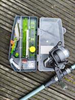 Fishing pole and tackle set, unused., Watersport en Boten, Hengelsport | Algemeen, Ophalen, Zo goed als nieuw