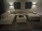 Comfortabele beige U-bank, Huis en Inrichting, Banken | Complete zithoeken, Ophalen of Verzenden, Zo goed als nieuw