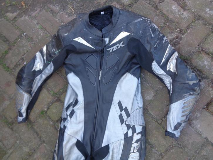 Leren overall motorpak maat 50 Texport als 48, Motoren, Kleding | Motorkleding, Combipak, Heren, Tweedehands, Ophalen of Verzenden