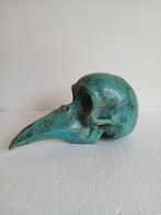 Bronzen mythische schedel Snavelbekfiguur, Dayak Indonesie, Antiek en Kunst, Kunst | Niet-Westerse kunst, Ophalen of Verzenden