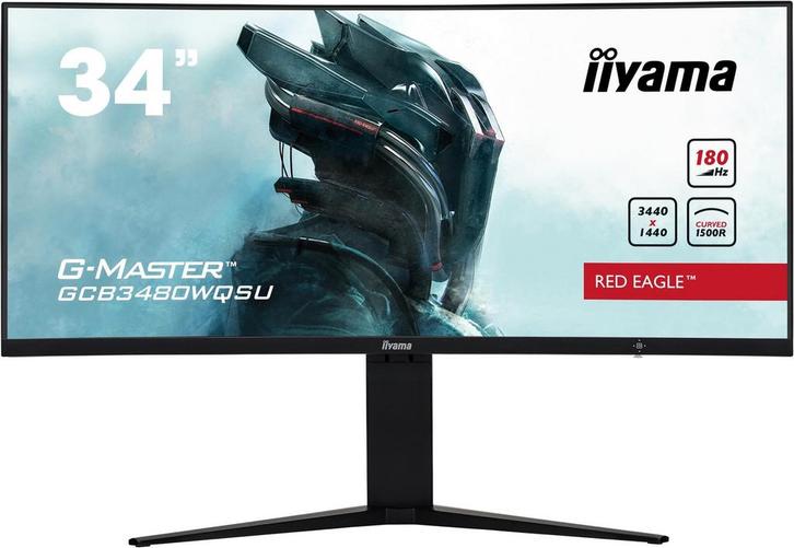 Iiyama 34" Curved BCB3480WQSU - Ultrawide Gaming Monitor, Computers en Software, Monitoren, Zo goed als nieuw, 151 t/m 200 Hz