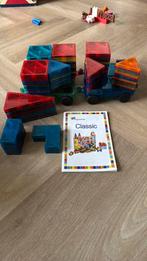 Magna tiles / magnaminds set • 4 auto’s, Ophalen of Verzenden, Gebruikt