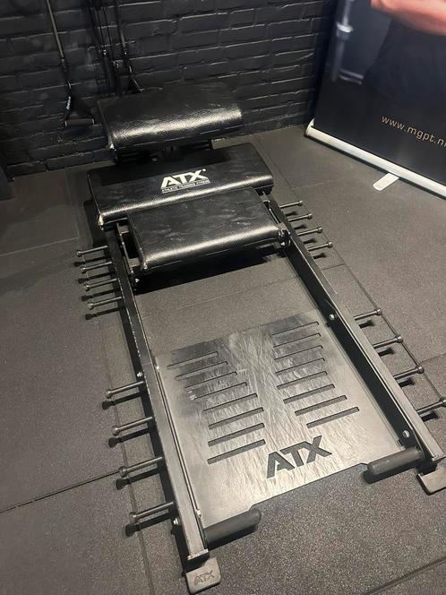 Hip thrust atx + nordic curl, Sport en Fitness, Fitnessapparatuur, Gebruikt, Benen, Metaal, Ophalen