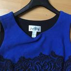 Joseph Ribkoff jurk met jasje, Maat 38/40 (M), Blauw, Ophalen of Verzenden, Zo goed als nieuw