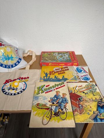 Kameleon verzameling: Boeken, puzzel, tas en meer! beschikbaar voor biedingen