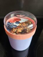 Yoghurtbeker lunchpot paars roze 500 ml nieuw, Ophalen of Verzenden, Nieuw, Paars