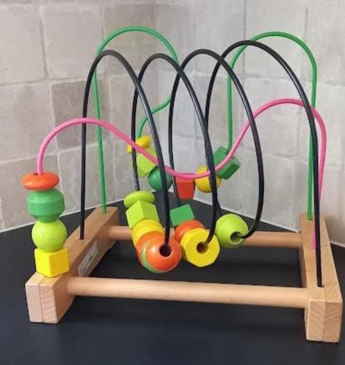 Houten Kralendoolhof, Kinderen en Baby's, Speelgoed | Houten speelgoed, Zo goed als nieuw, Overige typen, Ophalen of Verzenden