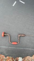 Antiek flott handboor, Doe-het-zelf en Verbouw, Gereedschap | Handgereedschap, Ophalen of Verzenden, Gebruikt