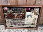 Coca cola spiegel groot, Antiek en Kunst, Antiek | Spiegels, Ophalen, Rechthoekig, 50 tot 100 cm, Minder dan 100 cm